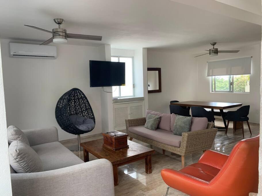 Penthouse A Un Paso De Puerto Канкун Экстерьер фото