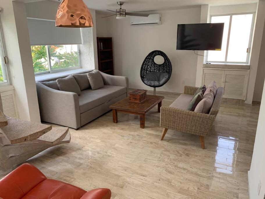 Penthouse A Un Paso De Puerto Канкун Экстерьер фото